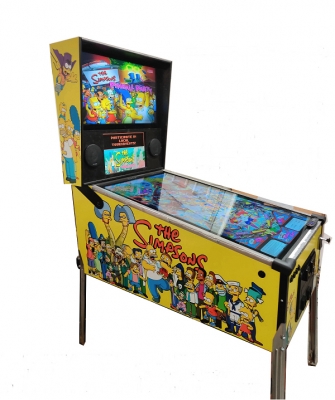 Virtual Pinball 43 inch 4K Ultra High Definition-The Simpsons